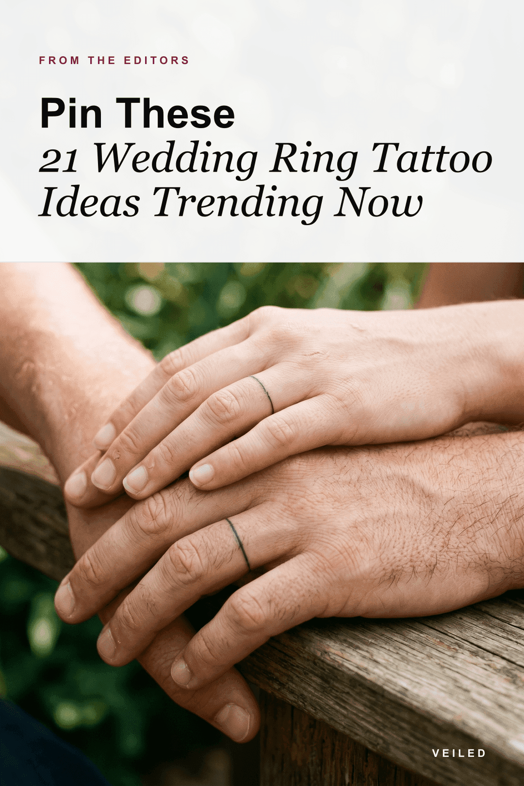 Pin These 21 Wedding Ring Tattoo Ideas Trending Now