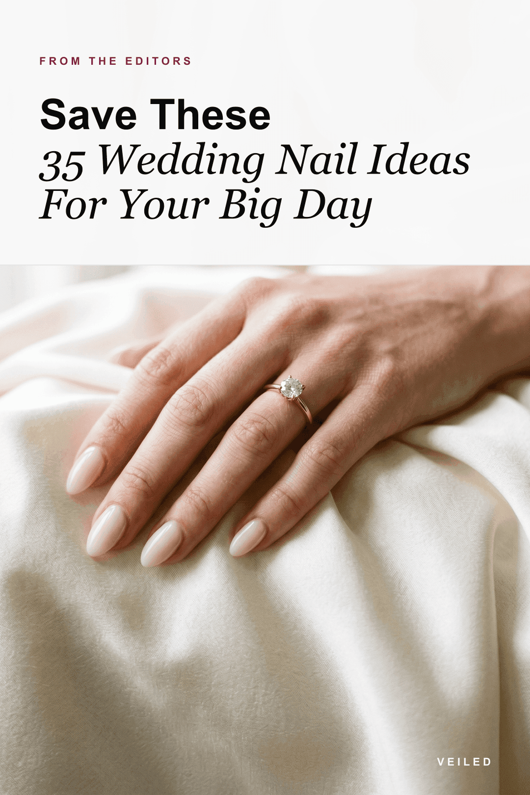 Save These 35 Wedding Nail Ideas For Your Big Day