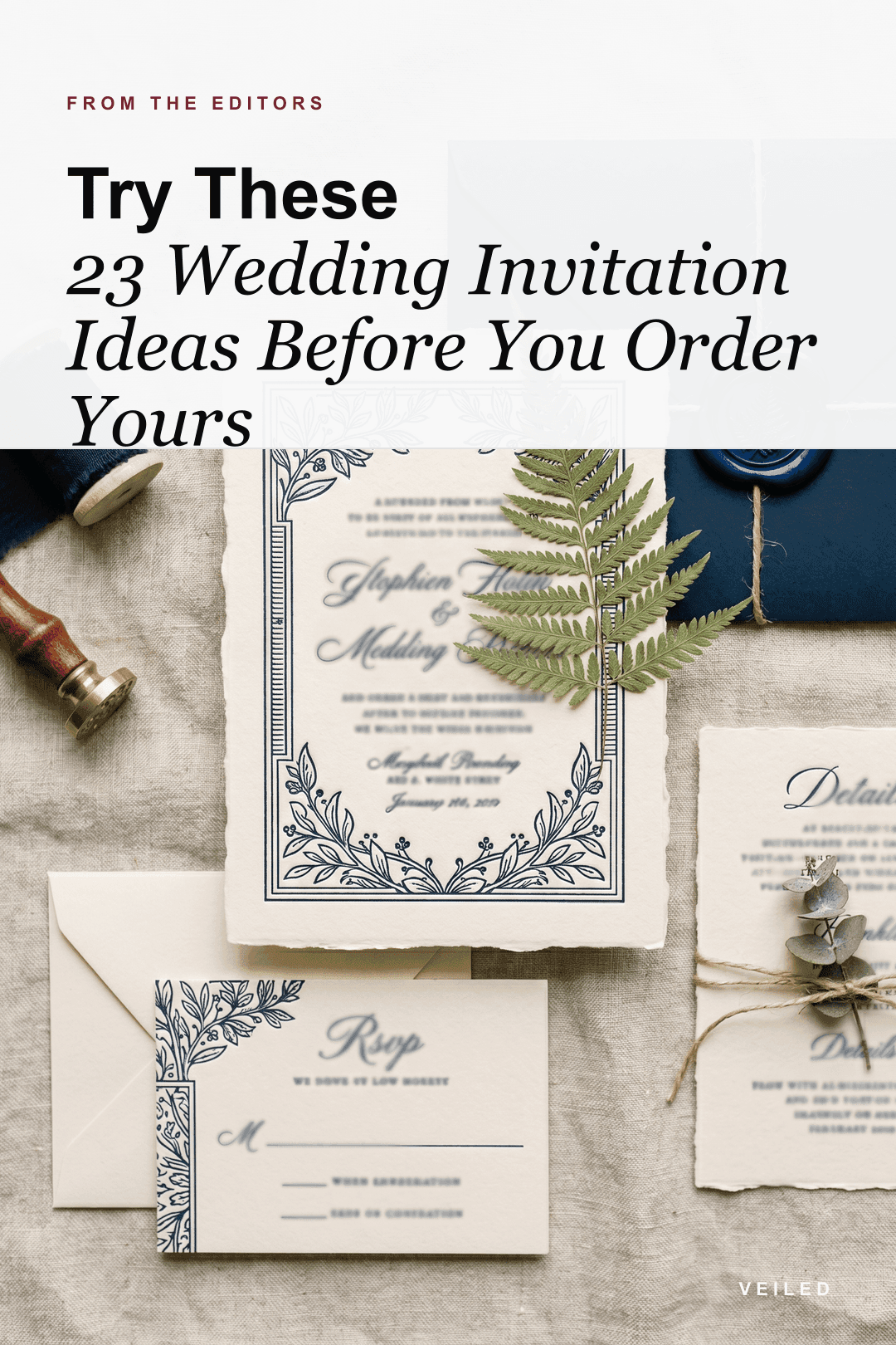Try These 23 Wedding Invitation Ideas Before You Order Yours
